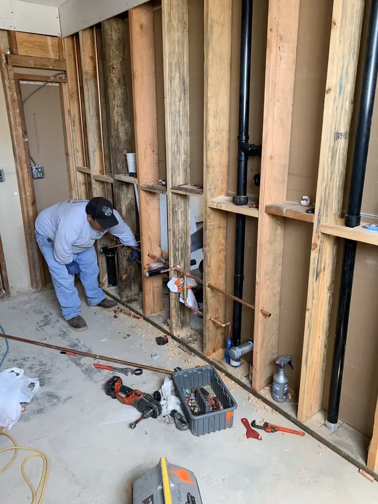 Commercial rough-in plumbing for Gas Line Repair in Monocacy Village